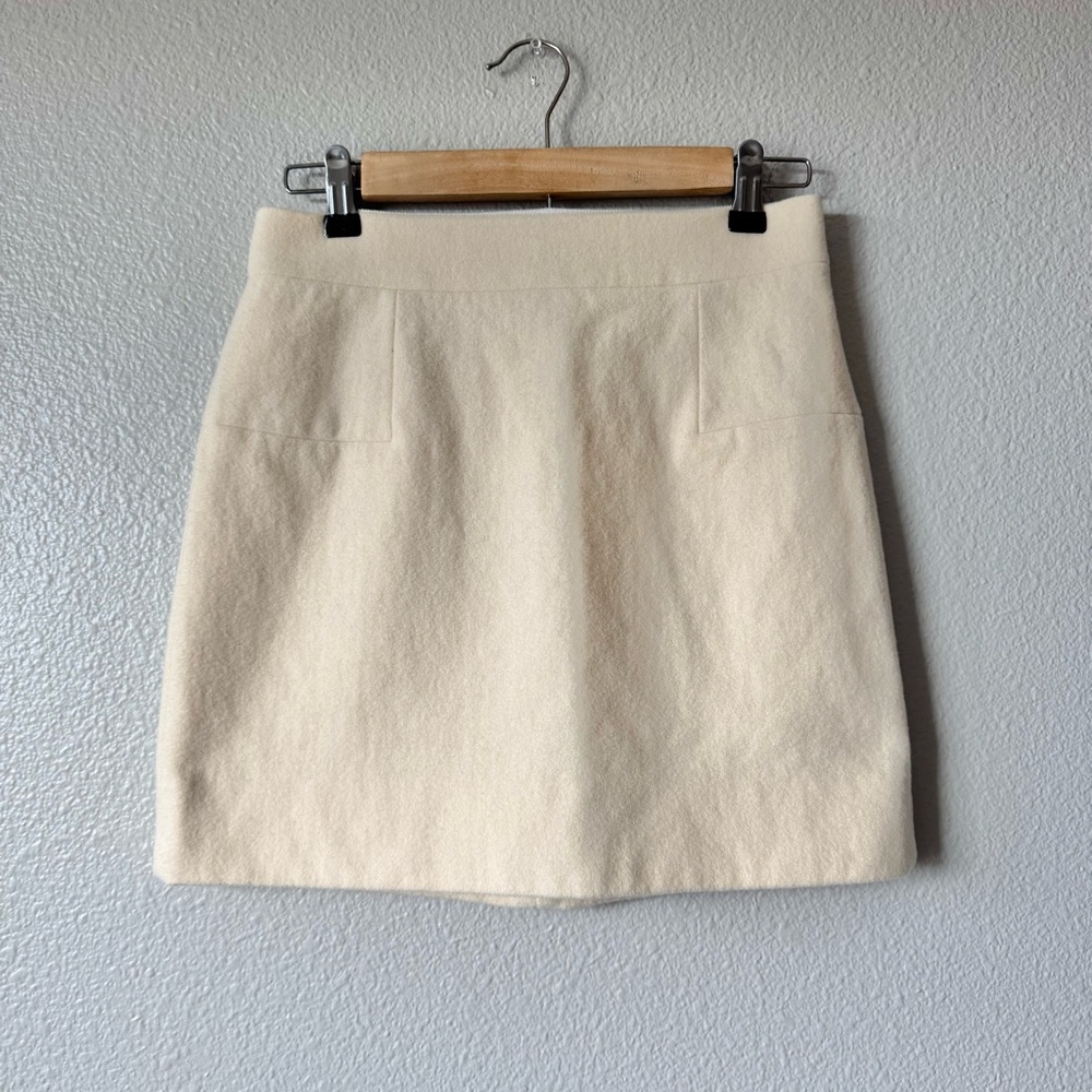 J.Crew 80% Wool Blend Mini Skirt